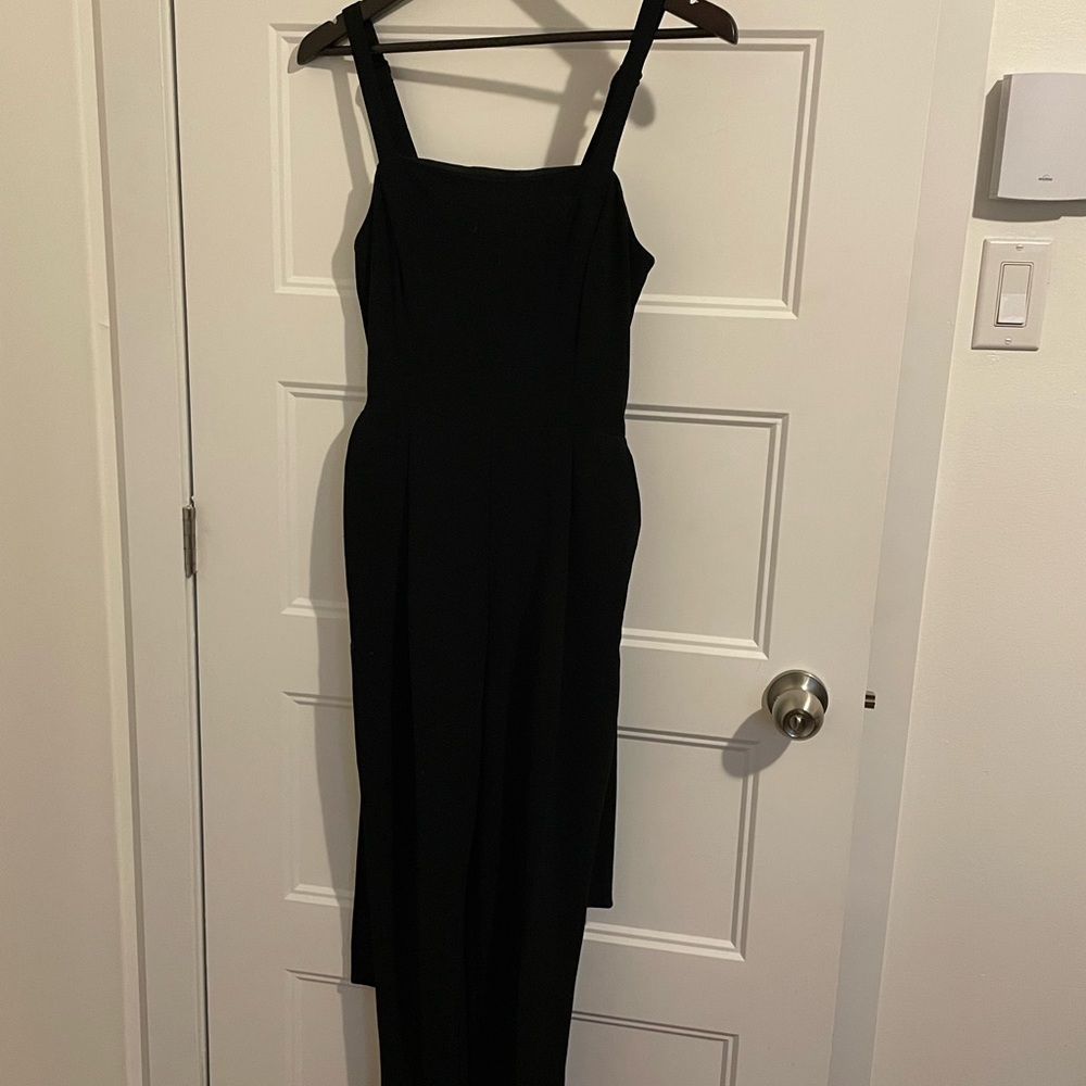 Dynamite Black Jumpsuit Square Neck Sleeveless